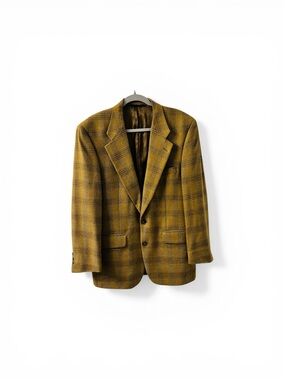 VTG Burberry Wool Plaid Sport Coat 42R